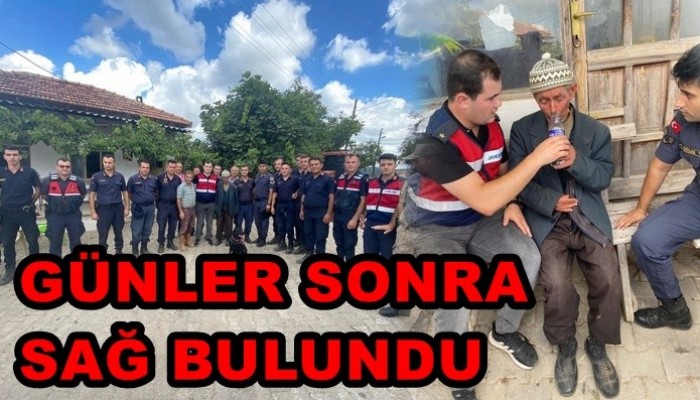 Günler sonra sağ bulundu