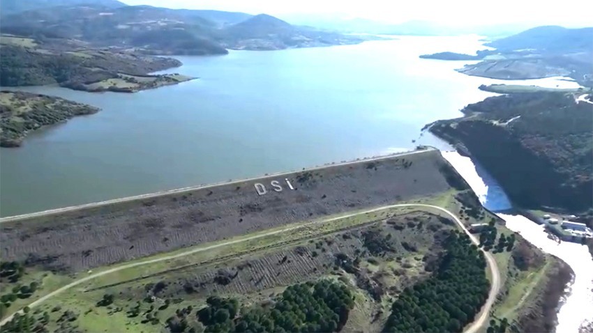Bayramiç Barajı yüzde 100 doluluğa ulaştı, çiftçiler nefes aldı (videolu)
