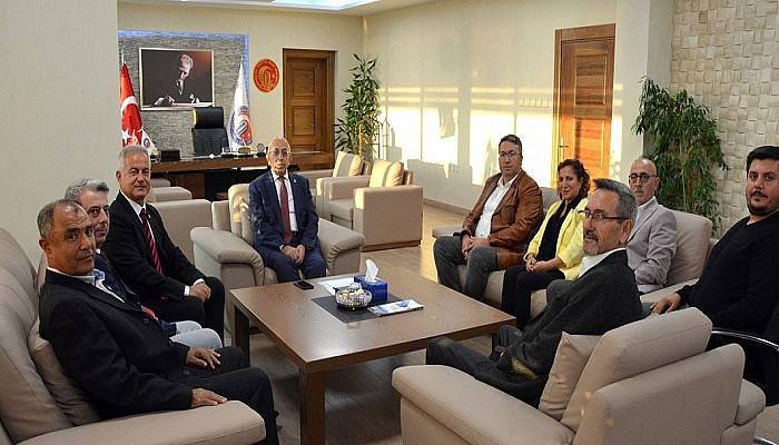 CHP İl Yönetiminden Rektör Prof. Dr. Sedat Murat’a Ziyaret