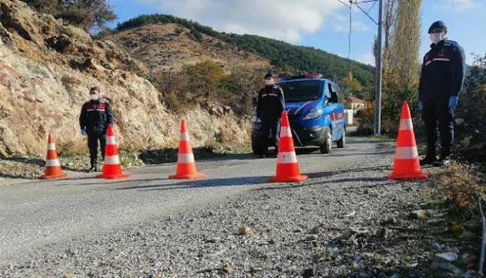 Çanakkale'de Karabiga beldesi ve Örtülüce köyü karantinaya alındı