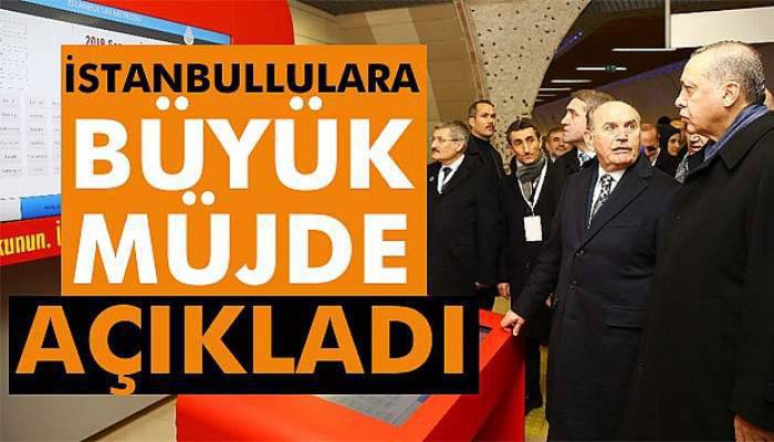  İstanbullulara büyük müjde