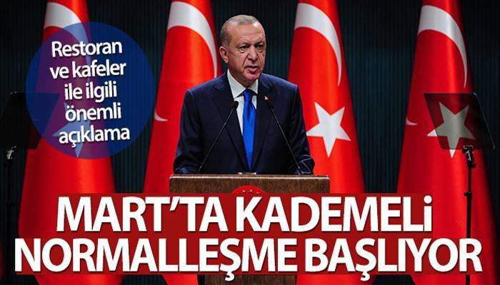 Cumhurbaşkanı Erdoğan yeni Covid-19 kararlarını açıkladı