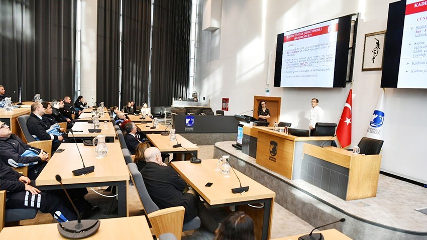 Zabıta personeline kadına yönelik şiddet eğitim verildi