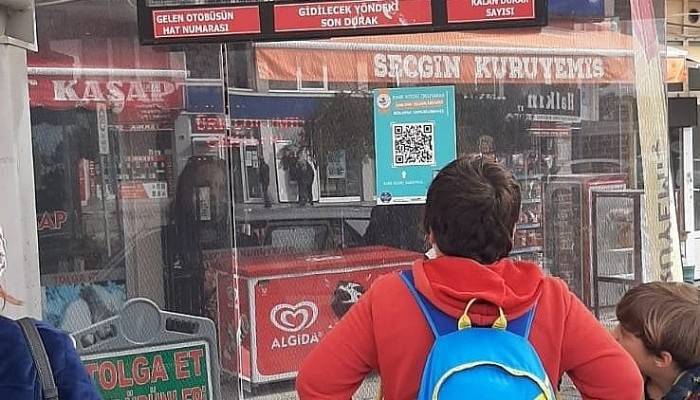 Duraklardaki Karekodla İşlemler Online Yapılabilecek