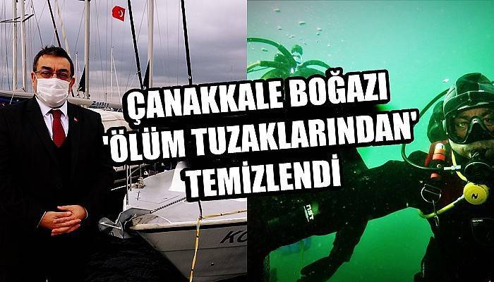 500 bin metrekarelik alan tarandı, 18 bin metrekarelik hayalet ağ temizlendi (VİDEO)