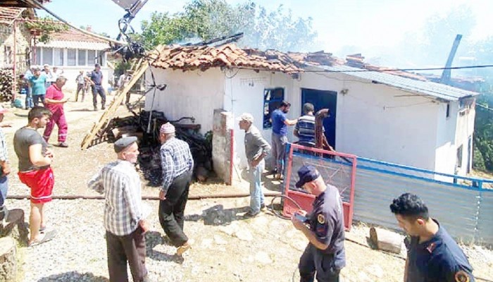 Yandı bitti kül oldu