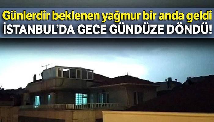 Beklenen yağmur İstanbul'da etkili olmaya başladı