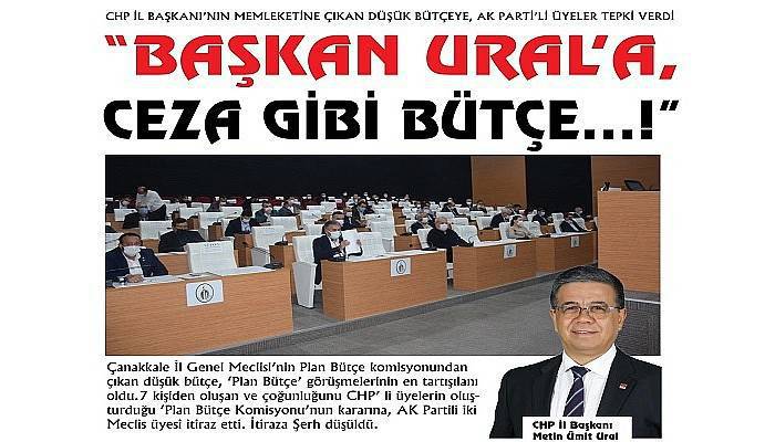 CHP İL BAŞKANI’NIN MEMLEKETİNE ÇIKAN DÜŞÜK BÜTÇEYE, AK PARTİ’Lİ ÜYELER TEPKİ VERDİ: “BAŞKAN URAL’A, CEZA GİBİ BÜTÇE…!”