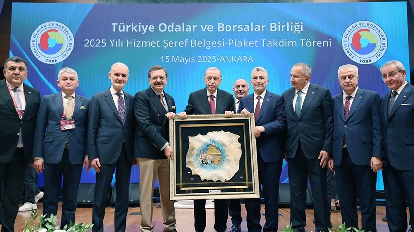 ÇTB Başkanları, TOBB Töreni’ne katıldı
