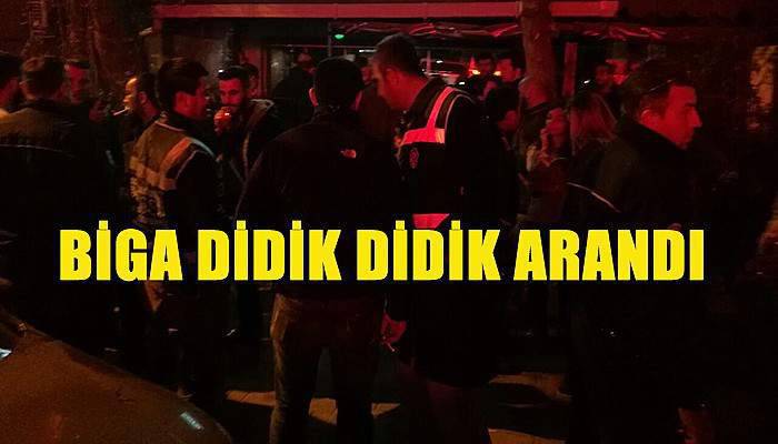 Biga'da asayiş uygulaması