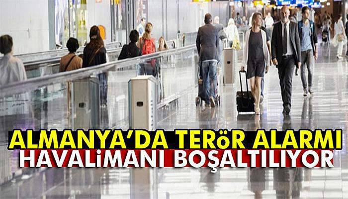 Frankfurt Havalimanı boşaltılıyor