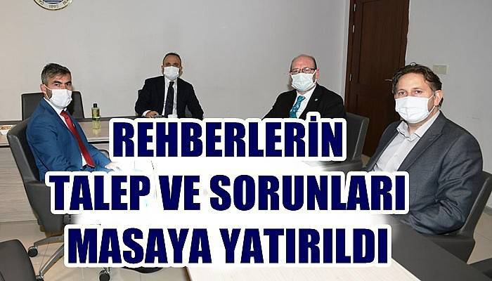 Rehberlerin talep ve sorunları masaya yatırıldı