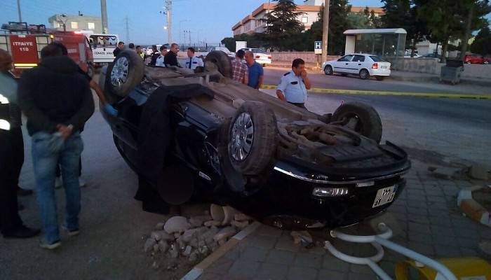  Çanakkale'de takla atan araç can aldı!