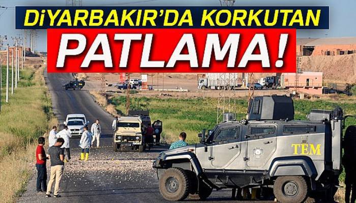 Sur’da yola tuzaklanan patlayıcı infilak etti