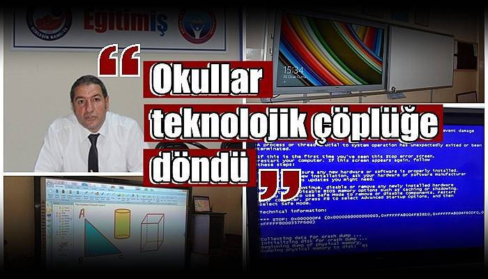 “Okullar teknolojik çöplüğe döndü”