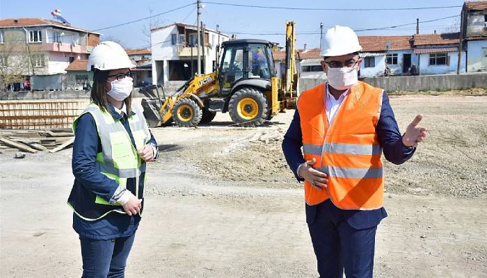 Biga’da 3 yeni projenin temeli atıldı (VİDEO)