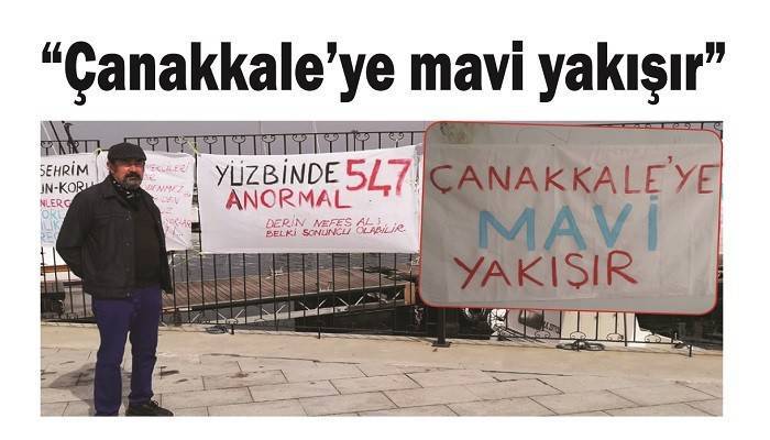 'Çanakkale’ye mavi yakışır'