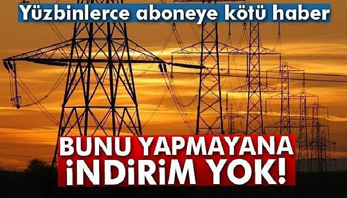 Fatura yoksa indirim de yok