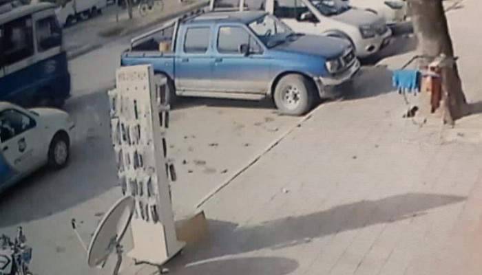 Tokat'ta kaza anı kamerada