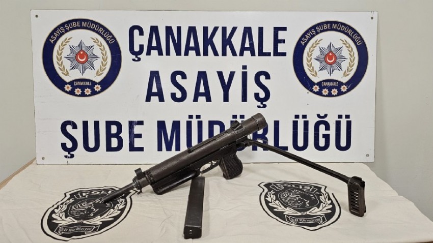 Emniyetin Hızlı Müdahalesi; Çanakkale'de Uzun Namlulu Silah Ele Geçirildi!