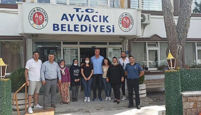 Sadettin Saran'dan Ayvacık Belediyesi'ne ziyaret