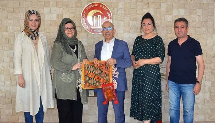 Kültürel Miras Anadolu Projesi ekibinden Rektör Prof. Dr. Sedat Murat’a ziyaret