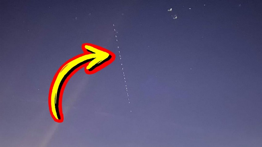 Biga semalarında Starlink uyduları görüldü