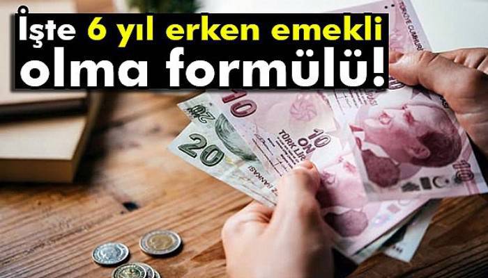 Erken emeklilikte 2160 formülü