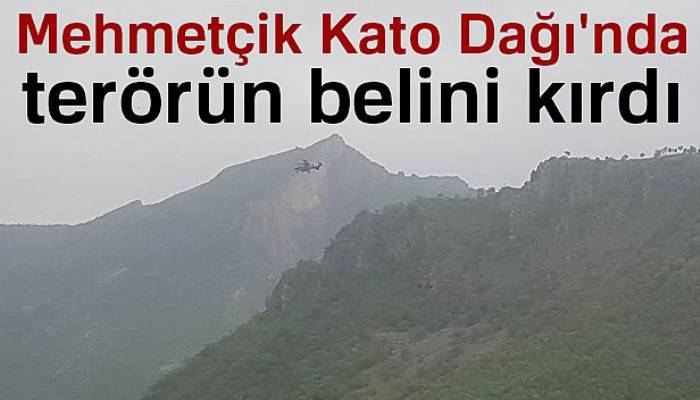  Mehmetçik Kato Dağı'nda terörün belini kırdı