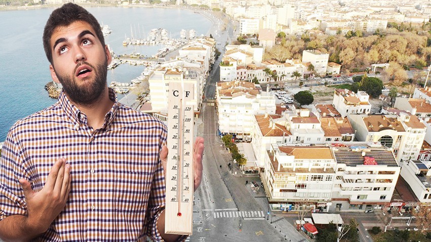 Çanakkale'de Bunaltıcı Sıcaklar Vatandaşları Etkisi Altına Aldı