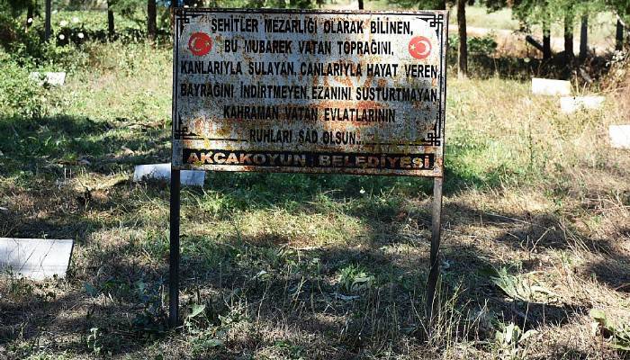 Çanakkale'de 'şehitlik' olarak bilinen tarihi mezarlık koruma altına alındı