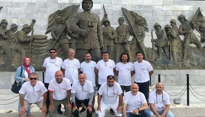 Asker arkadaşları 30 yıl sonra Çanakkale'de buluştu