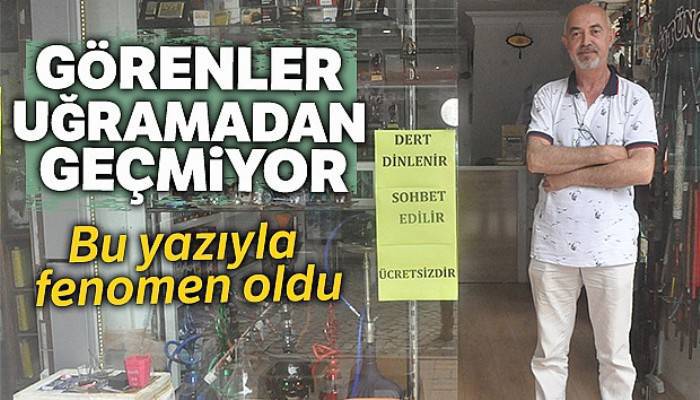 Öyle bir şey yaptı ki her gören dükkanına uğruyor
