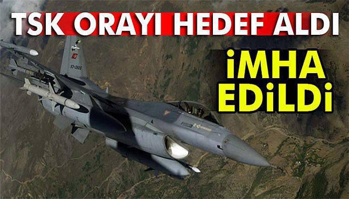 TSK orayı hedef aldı