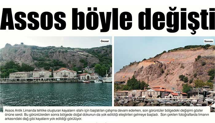Assos böyle değişti