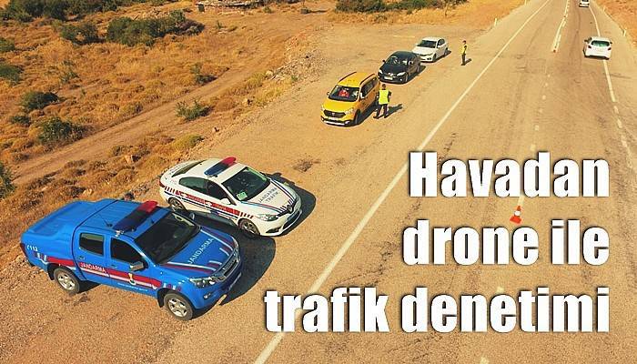 Havadan drone ile trafik denetimi