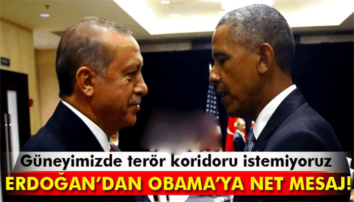 Erdoğan Obama ile görüştü