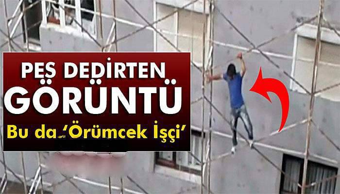 'Örümcek işçi' bu kadarına da pes dedirtti