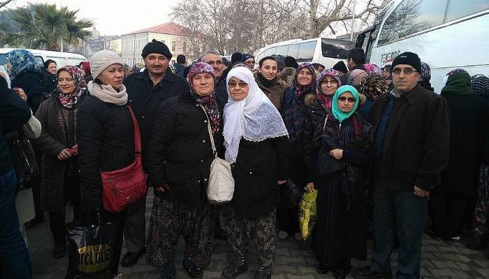 125 vatandaş kutsal topraklara yola çıktı