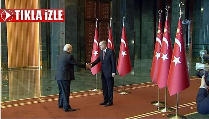 Erdoğan Külliye'de tebrikleri kabul etti