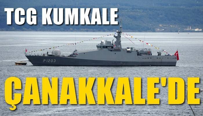 TCG Kumkale, 23 Nisan kutlamaları için Çanakkale’de (VİDEO)