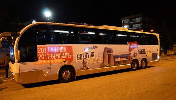 Bozüyüklü Gençler Destanların Yazıldığı Çanakkale'ye Yola Çıktı