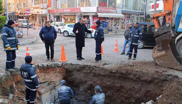 Biga'da yağmursuyu sorunu çözüme kavuşuyor