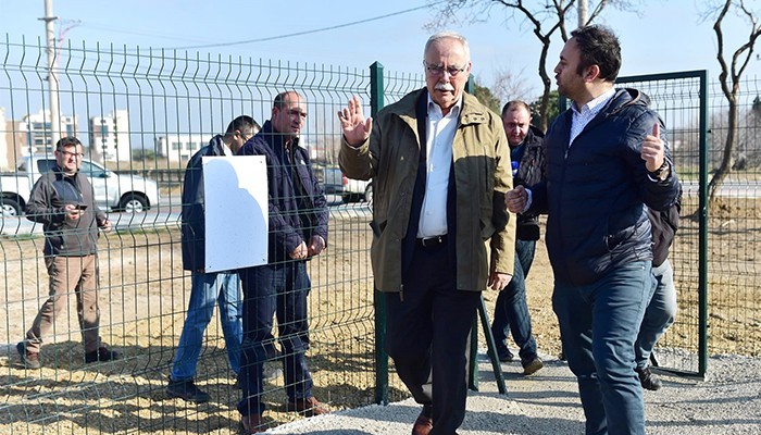 Başkan Gökhan teknik incelemelerde bulundu