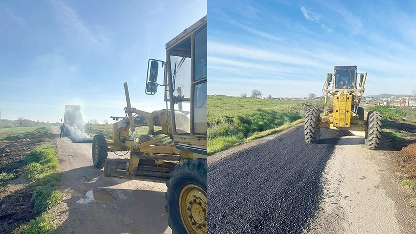 Eskibalıklı Köyü Yolunda Bakım ve Onarım Çalışmaları Tamamlandı