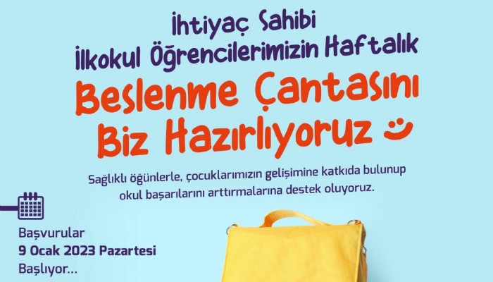 İhtiyaç Sahibi İlkokul Öğrencilerimiz İçin “Beslenme Saati Projesi” Başlıyor!