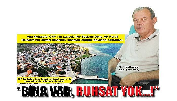 'BİNA VAR, RUHSAT YOK…!'