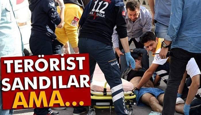 Terörist zannedilen silahlı hırsız, vurularak yakalandı