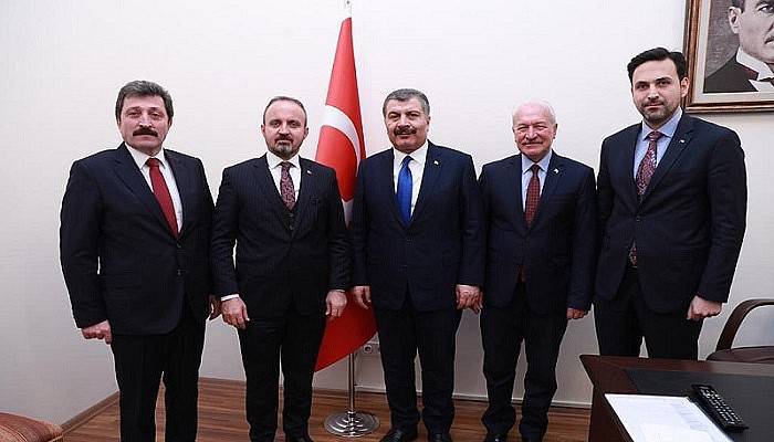 Çanakkale’nin Sağlık Sorunları Bakan Fahrettin Koca’ya Aktarıldı 