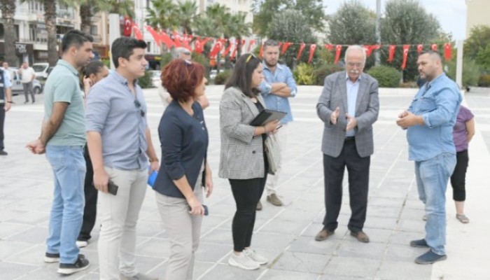 Başkan Gökhan teknik inceleme gezisinde